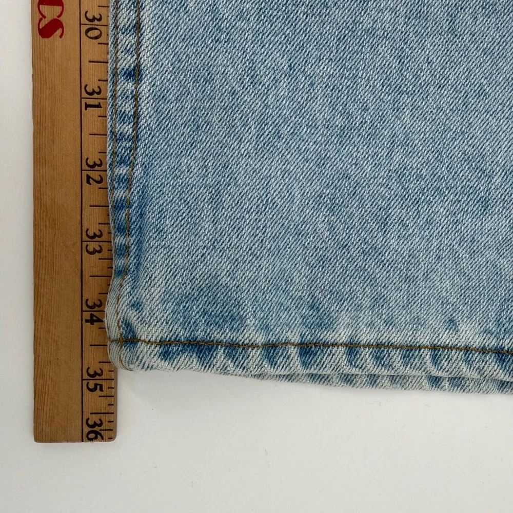 Vintage Levi's 505 Jeans 36x36 USA Made Light Wash‎ Straight Leg Distressed